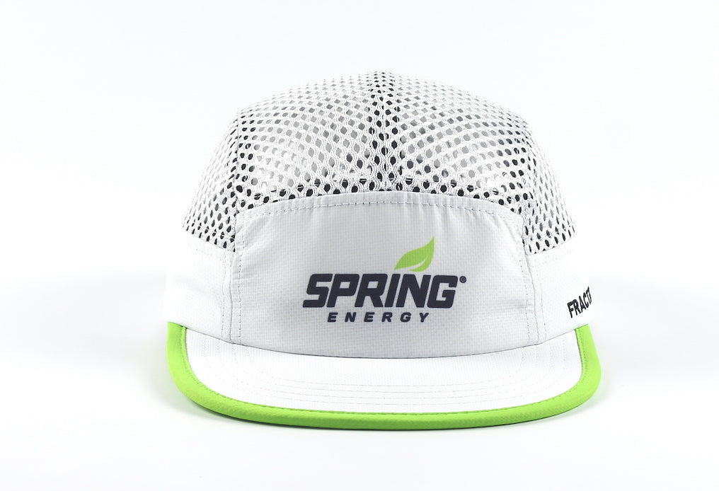 Spring X Fractel 'Race Lite' lightweight open-mesh running cap